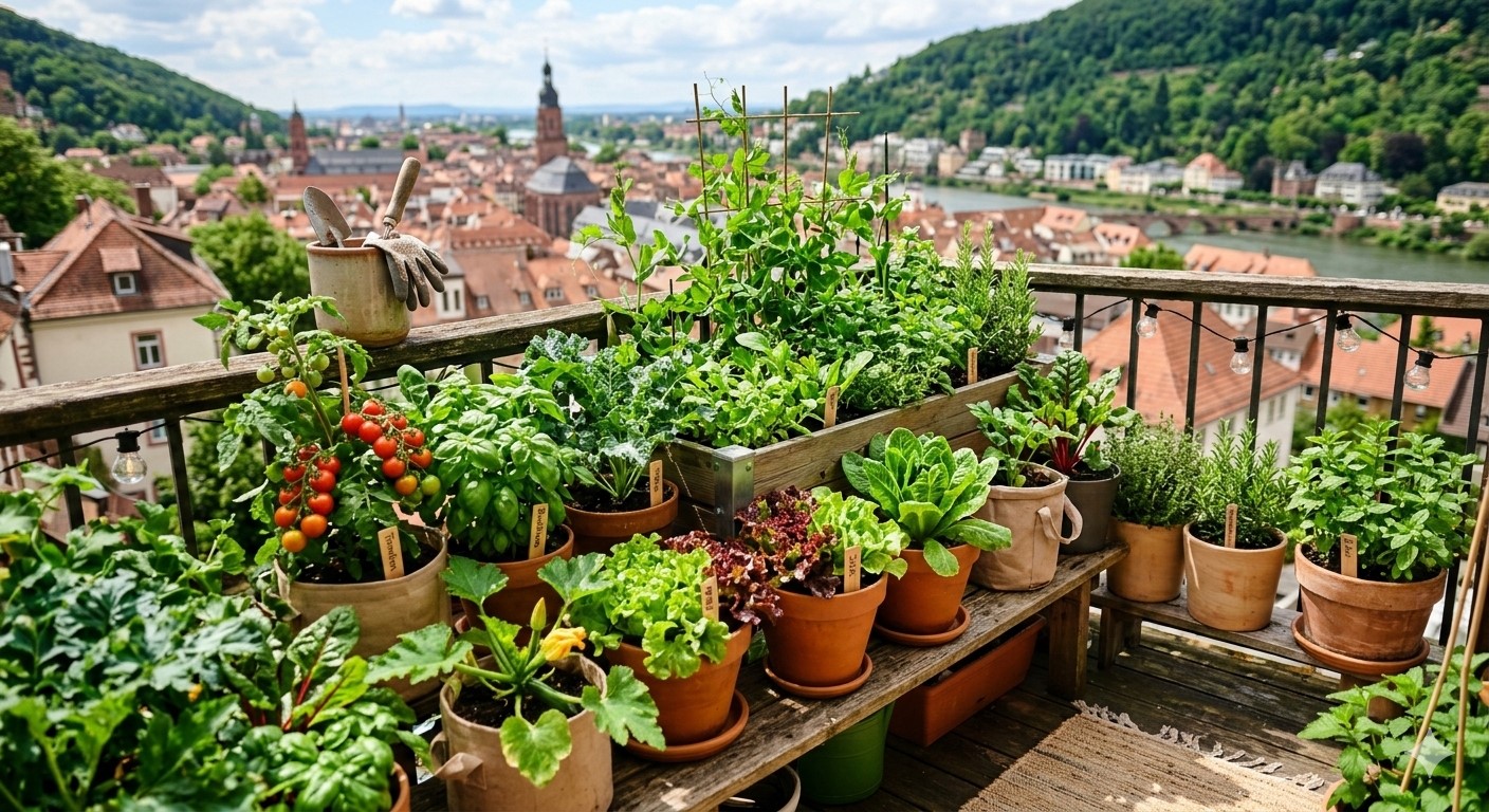 Gemüse auf dem Balkon anbauen mit EASYDUNG